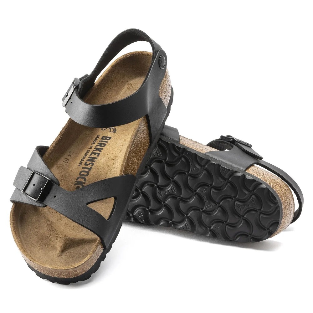 Birkenstock Rio Black Birko Flor women 37